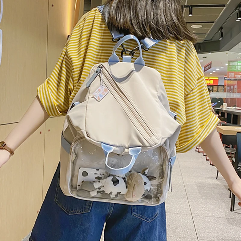 

cute female backpack for women oxford school bag Preppy Style bagpack cow packbag girls student backpacks hot lady shoulder bags