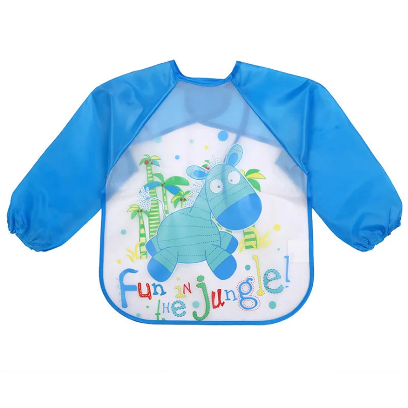 Нагрудник детский непромокаемый с длинным рукавом | Детская одежда и обувь