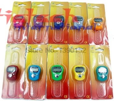 Dhl ИЛИ ems 200 шт высокое качество стежка маркер и ряд Палец счетчик ЖК электронный