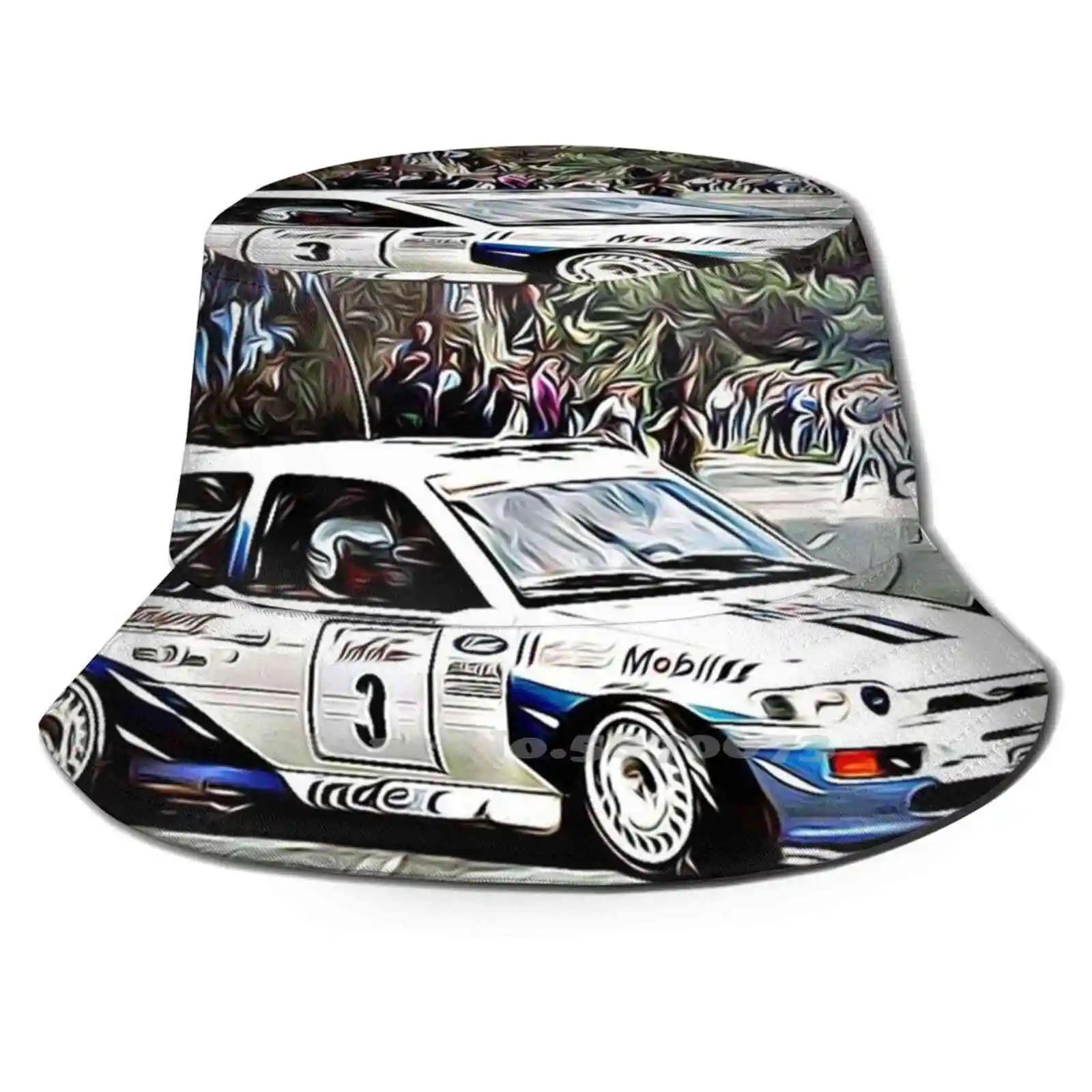 

Escort Rs Cosworth Rally Action Fisherman's Hat Bucket Hats Caps Rally Ralliart Sb Lancer Evo Evolution Mcrae