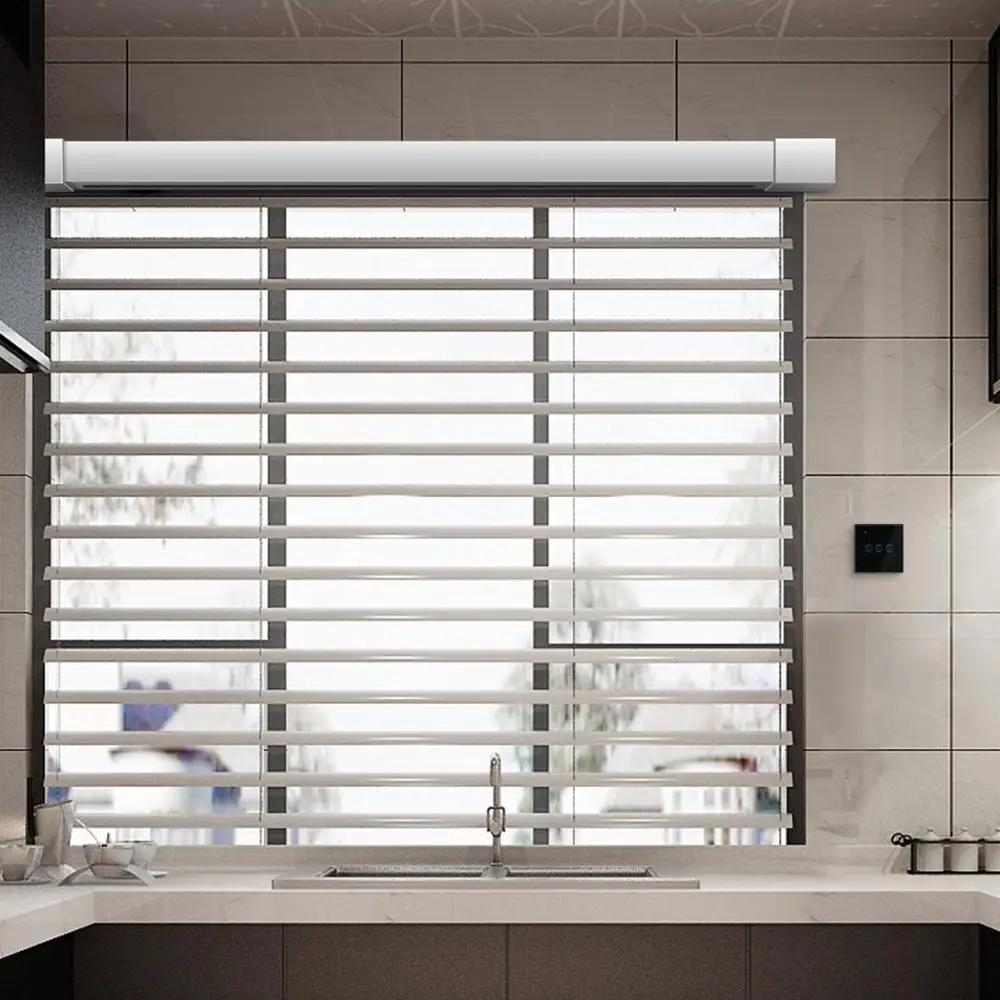 Умный Американский выключатель для штор сенсорный с поддержкой Wi-Fi и Alexa Google Assistant