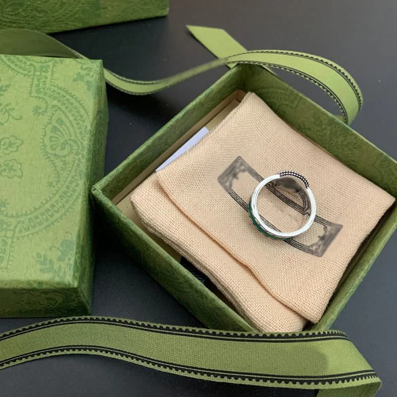 Кольцо из серебра Ag925 пробы изысканное Оригинальное кольцо в стиле ретро модное