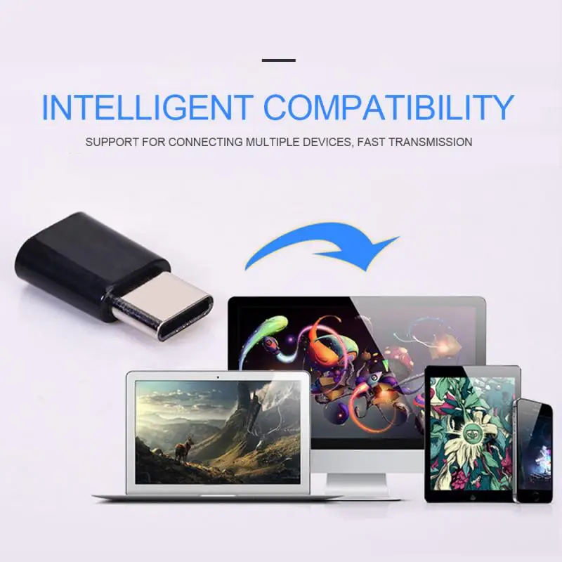 5 шт. микро USB к C адаптер мобильный телефон разъем Microusb для Huawei Xiaomi Samsung S8 TypeC |