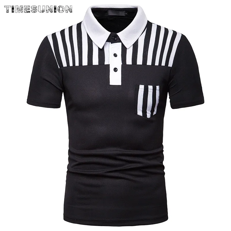 Полосатые полосатые мужские летние повседневные облегающие спортивные дышащие