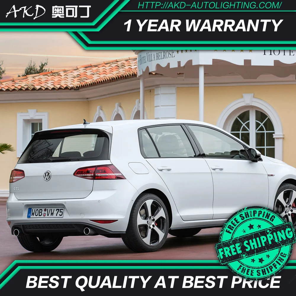 АКД автомобильного тюнинга задних фонарей для VW Golf 7 Golf7 R20 сигнальных огней