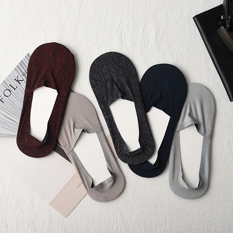 Новые летние носки мужские хлопковые деловые невидимые повседневные