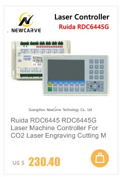 Ruida RDV6442G CCD визуальный CO2 лазерный контроллер системы для лазерной резки гравер машина NEWCARVE