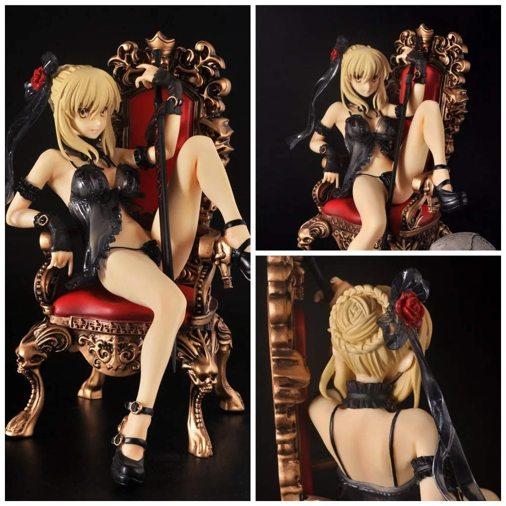 3 цвета Fate/stay Night Saber спальная одежда экшн фигурка саблей альтер Бикини ПВХ 16 см