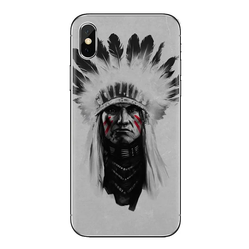 Для iPhone XS Max XR X 4 4s 5 5S 5C SE 6 6S 7 8 Plus samsung Galaxy J1 J3 J5 J7 A3 A5 индийский главный смелый
