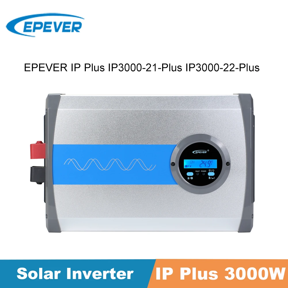 

Epever IP Plus 3000W SPWM 24V Pure Sine Wave Solar Inverter Out put 220V 230V 110V 120V Support Remote Control IP3000-21-Plus