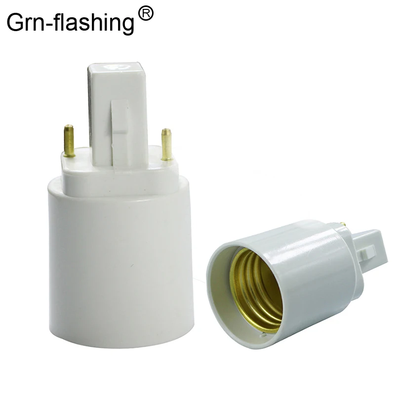 1Pcs Retardant G24 To E27 Lamp Holder Converters Light Bulb Base Socket LED Halogen CFL Lamp Converter G24 bulb Adaptor Screw