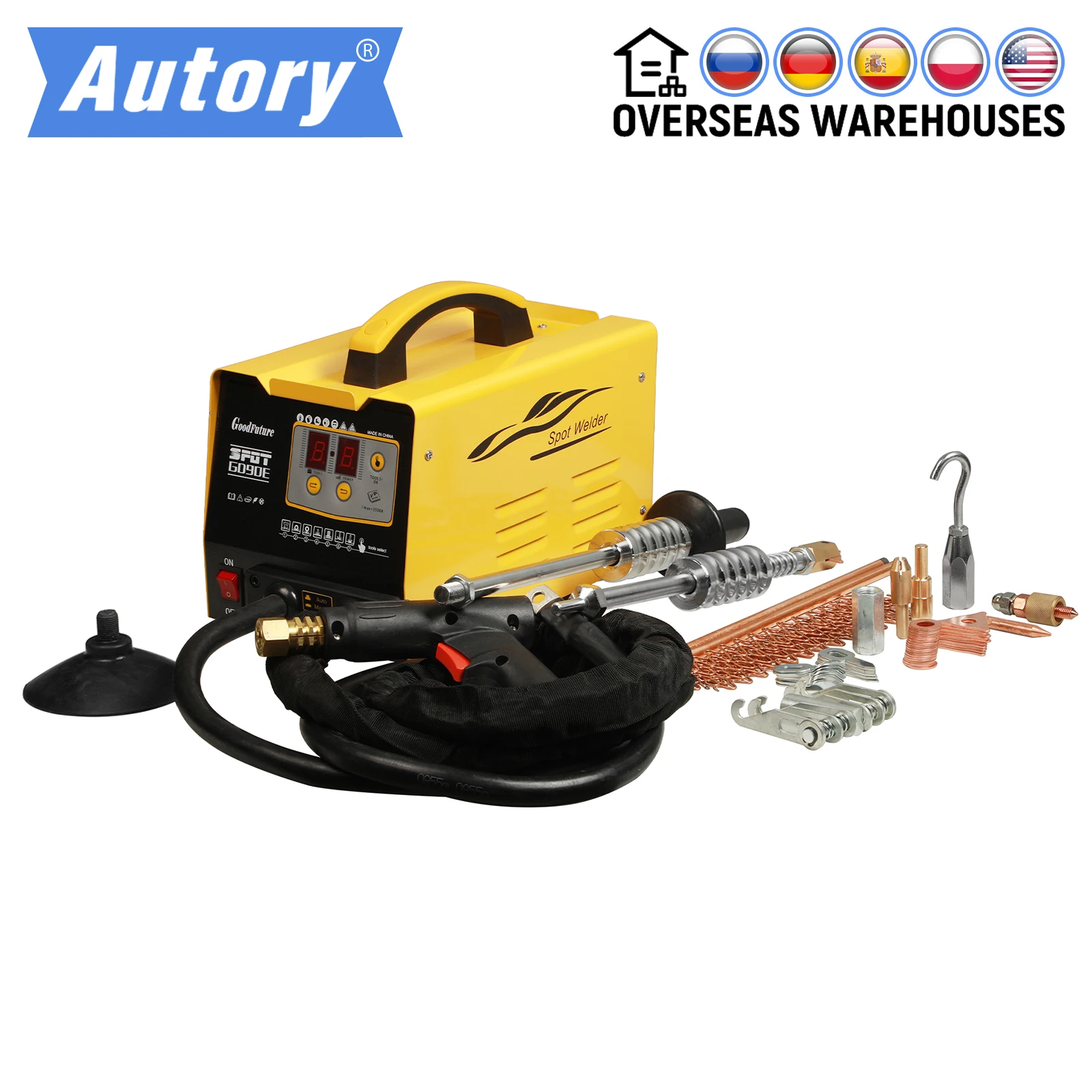 Spot Welder Car Panel Puller Dent Spotter 3500A 3KW Welding Machine Multispot Bonnet Door Repair |