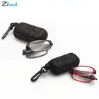 Zilead TR90 Сверхлегкий очки для чтения, складные, Портативный дальнозоркость, Оптические Линзы для очков оправа прямоугольной формы Для женщин защита + 1 + 4