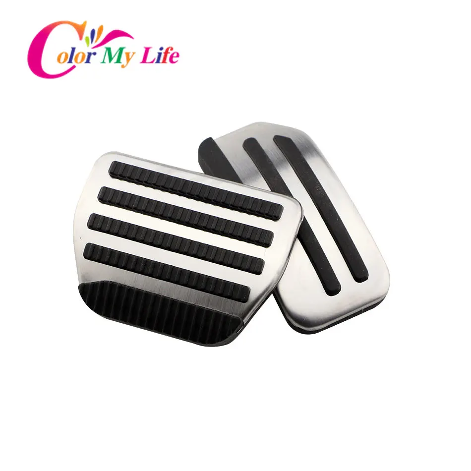 Автомобильная педаль тормоза из нержавеющей стали Color My Life крышка педали