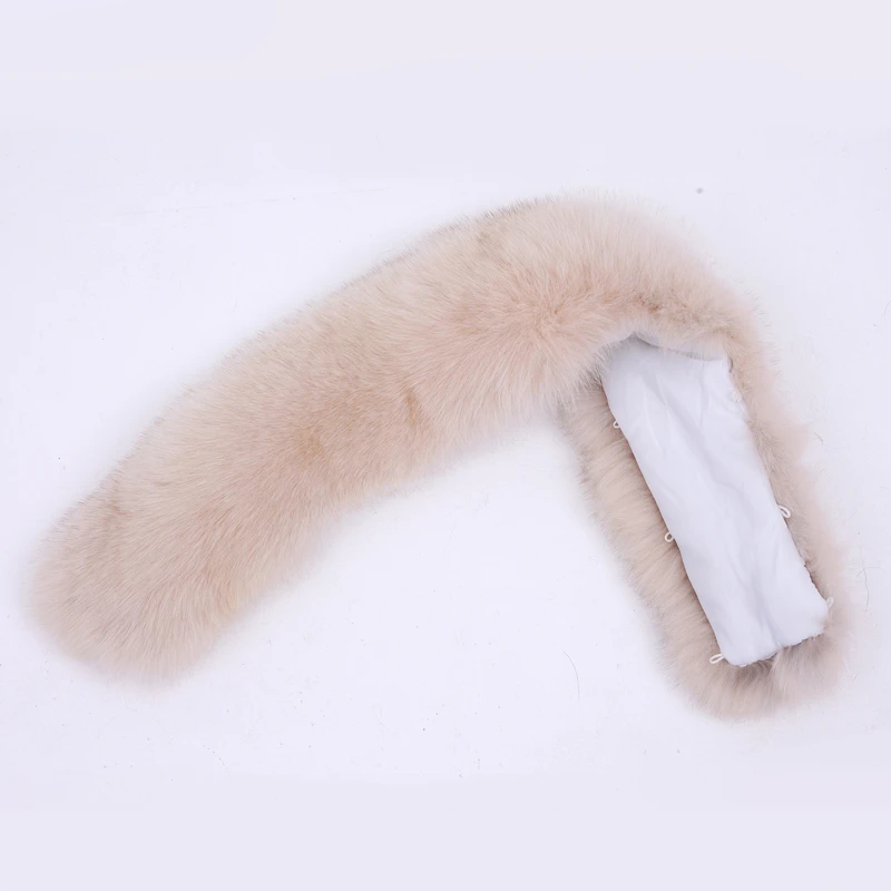 Женский меховой шарф роскошный Теплый из 100% натурального меха лисы 60 см 65 70 75