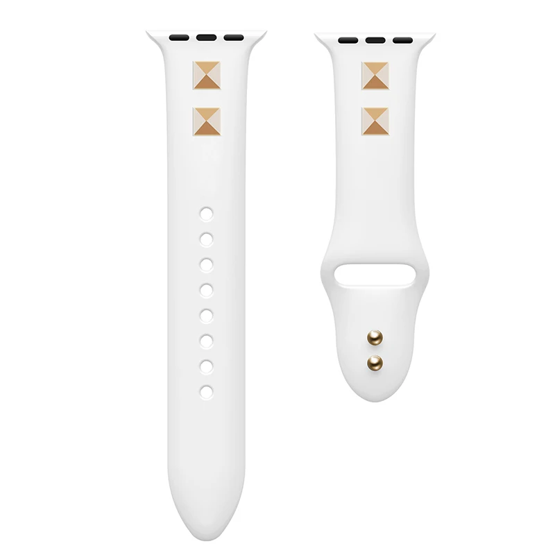 Мягкий силиконовый спортивный ремешок для Apple Watch 5 4 3 2 1 38 мм 42 мм ремешки резиновый ремешок для часов Iwatch series 4 5 40 мм 44 мм