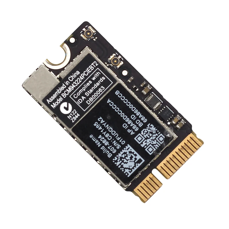 Беспроводная сетевая карта 300 Мбит/с 2 4 ГГц/5 ГГц BCM943224PCIEBT2 WiFi Bluetooth 0 Mini PCIe для Mac OS