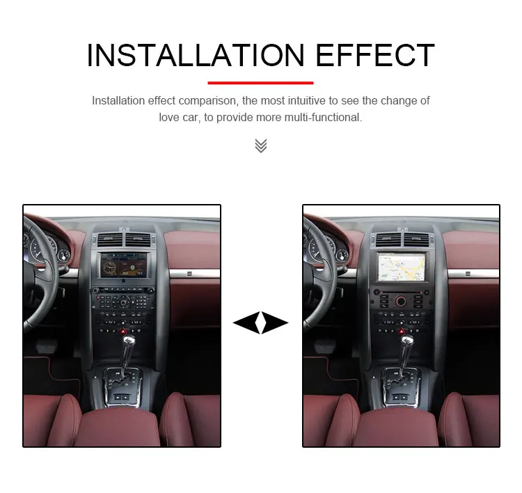 TOPBSNA Android 9,0 автомобильный dvd-плеер для peugeot 407 2004-2010 wifi автомобильный мультимедийный плеер 1 Din gps Navi Радио автомобильный стерео