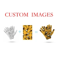 custom print your photo pet face gloves 3d printing personalized funny colorful gloves for men women funny novelty gloves gifts