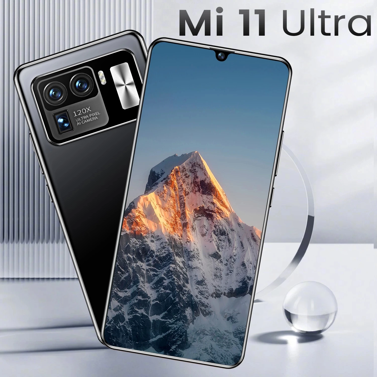 

Hot Sell Real 6.7 Inch Mi11 Ultra 5G 6800mAh 16+512GB 32MP+50MP MTK6889 10 Core Andriod 11.0 Newest Listed Global Smartphones