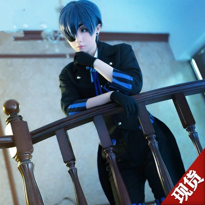 Костюм для косплея черного цвета в стиле аниме крутая Милая унисекс девушка