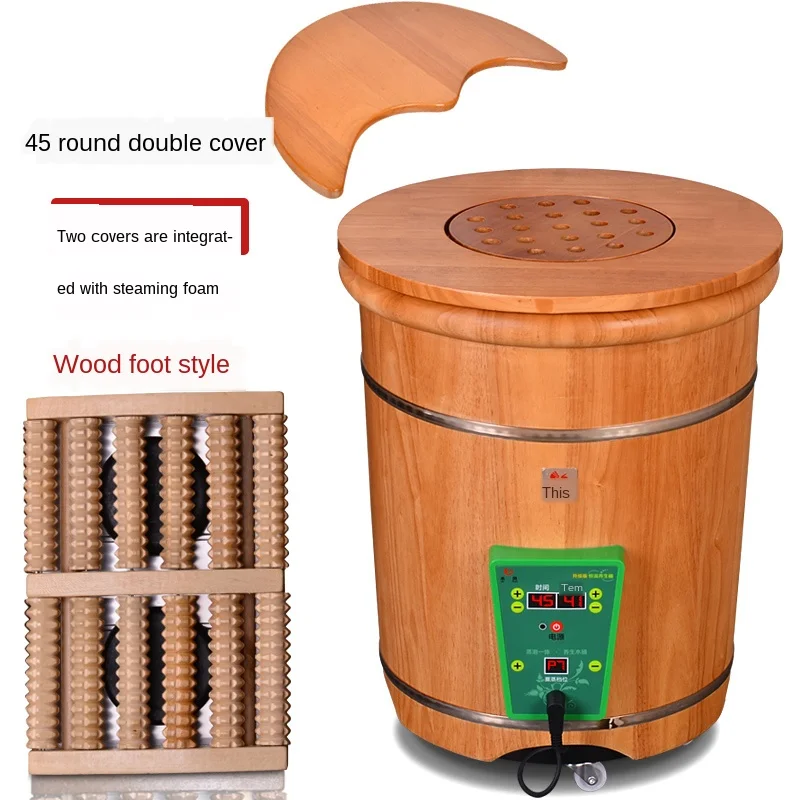 Фумигационная бочка для замачивания ног деревянная ванна мытья колена и