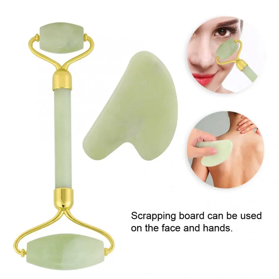 Портативный Guasha рулон двойной головы массаж скрапание тела шеи релиз GuaSha Мышцы