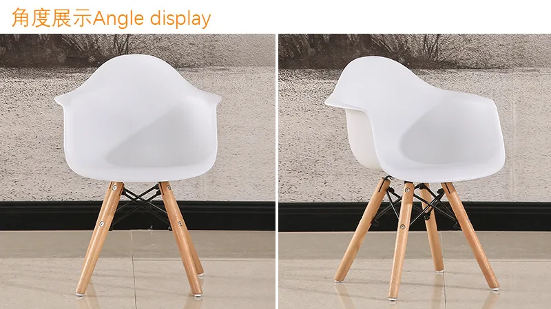 Nordic children furniture kids stool plastic wood chair children toddler designer fashion Kids chair home furniture dropshipping