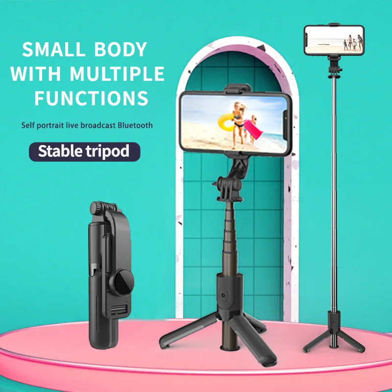 

L10:Latest Mini Portable Selfie Stick In 2021,With Monopod Tripod for Phone,Suitable Holde Huawei Xiaomi Gimbal Smartphone Stand