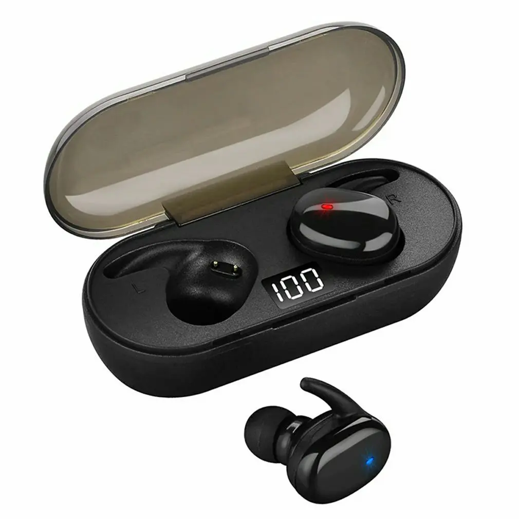 

TWS Wireless Headphones 5.0 Bluetooth-compatible Earphone Noise Cancell Headset Waterproof Stereo Sound Earbuds For Android IOS