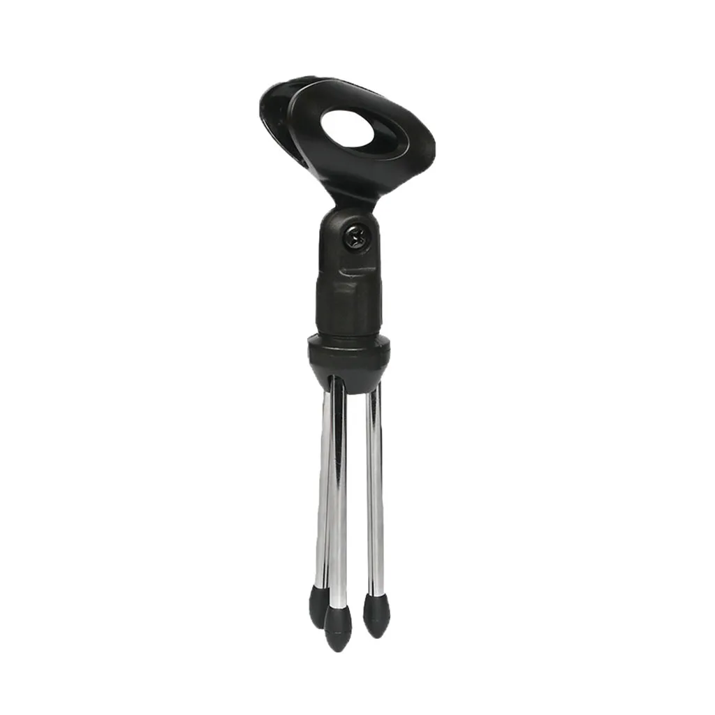 

Universal Adjustable Desk Mic Stand Desktop Tabletop Table Top Short Microphone Stand with Non-Slip Mic Clip