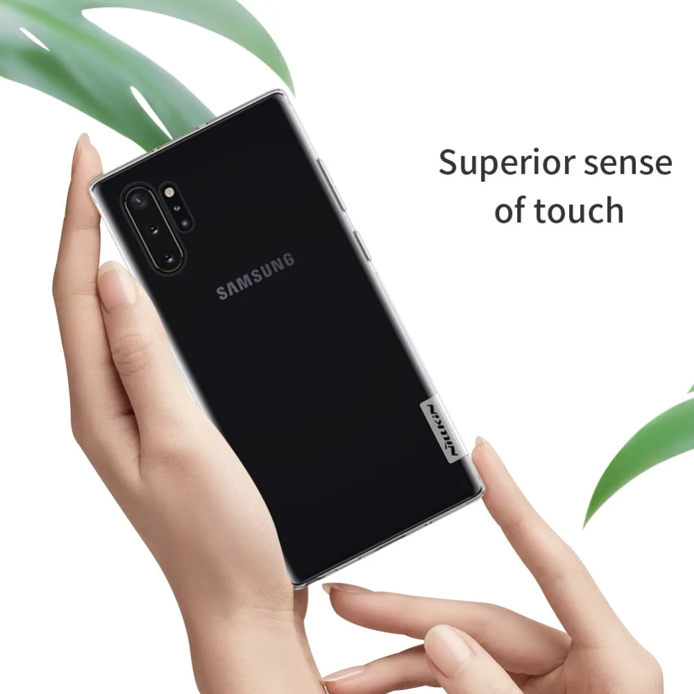 Для samsung Galaxy Note 10 5G чехол для samsung Note 10 Plus 5G NILLKIN натуральный ТПУ ультра тонкий прозрачный мягкий чехол