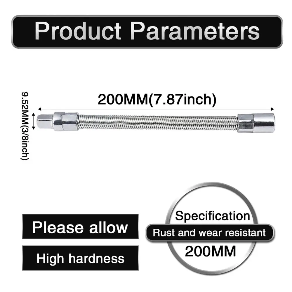 150mm 150 мм 1/4 шестигранный хвостовик гибкое расширение дополнение к отвертке держатель бит адаптер карданный шарнир гаечный ключ ручной инструмент для ремонта - Цвет: 150mm
