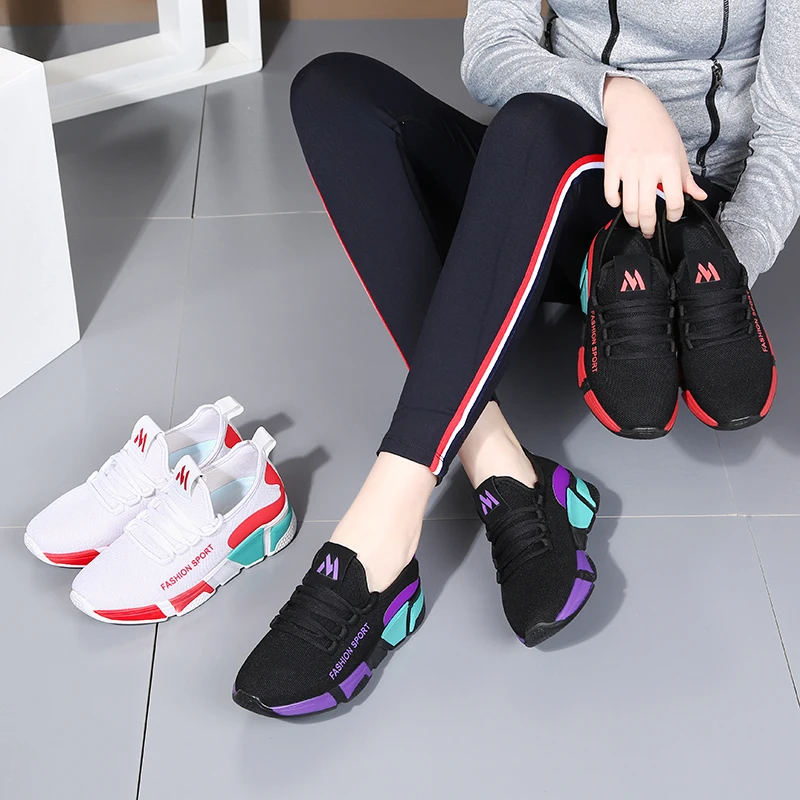 Повседневная женская обувь Сетчатые кроссовки Дышащая Zapatillas Mujer Легкая для