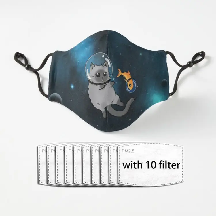 

spacecat and spacefish Outdoor Cycling Fishing Motorcycle Face Masks Fashion Paris Luxury Hot Brand Streetwear