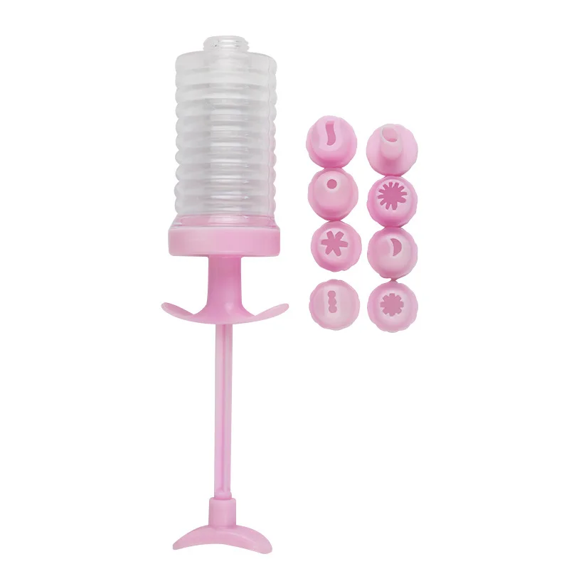 Инструменты для выпечки пластиковый пистолет доильный наконечник набор из 8