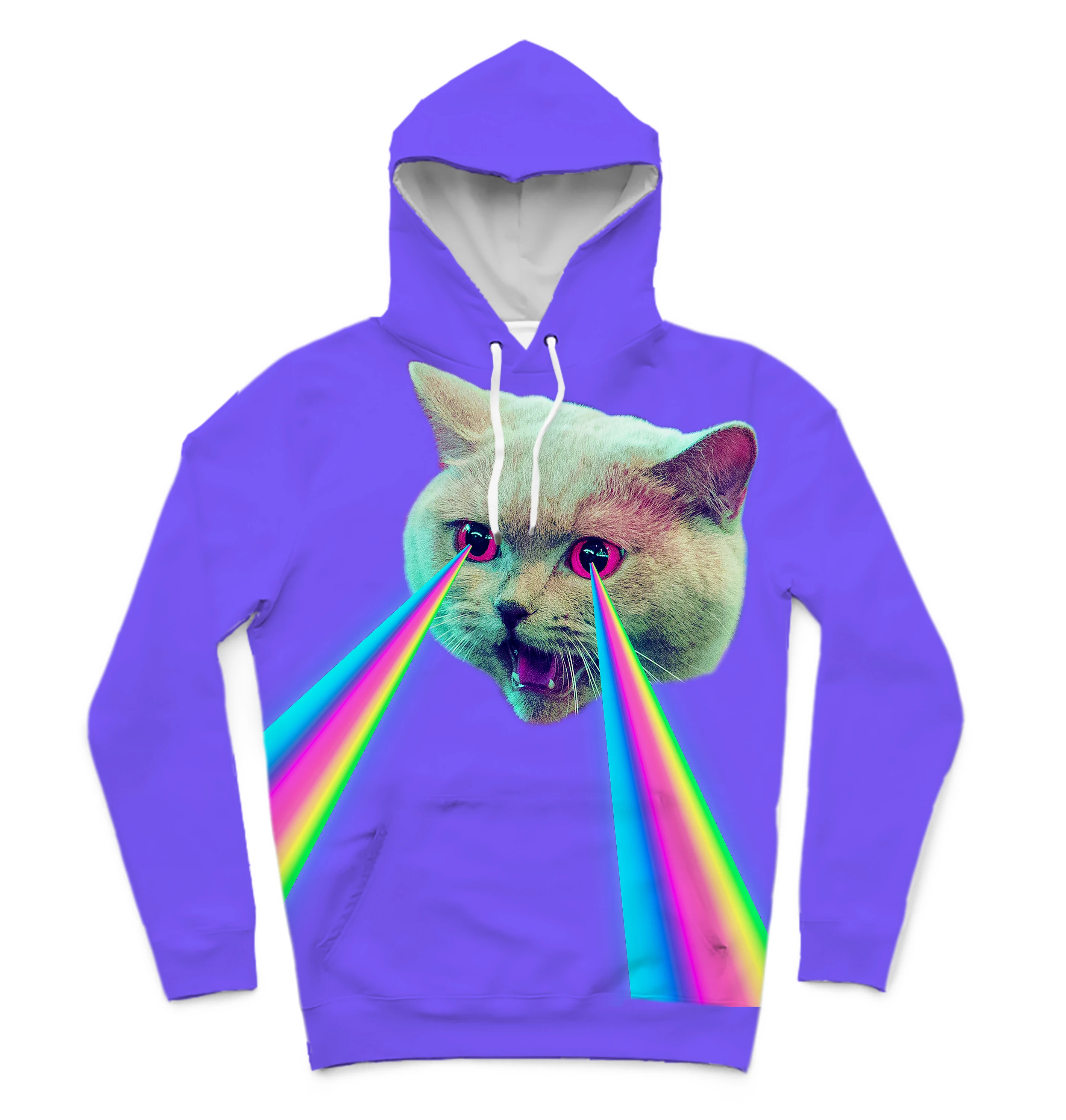 

Толстовка с капюшоном и принтом в виде кошки