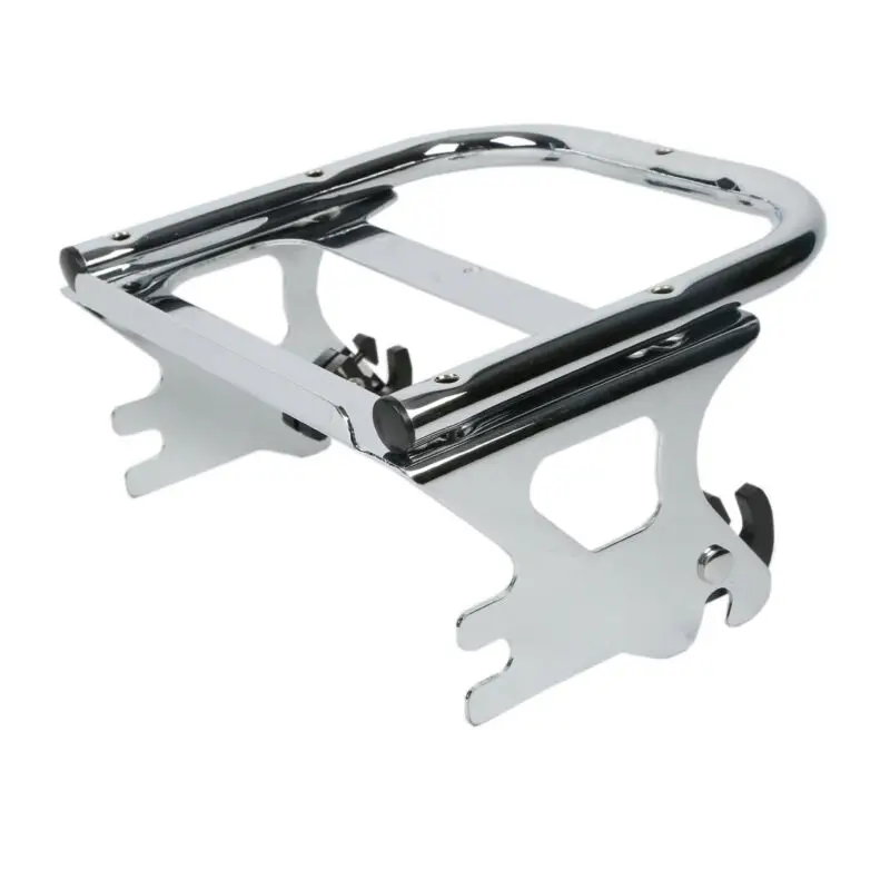 Мотоцикл 2-Up Tour Pack крепление багажная стойка для Harley 1997-2008 Road King FLHT хром/черный