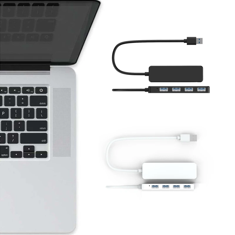 

USB 3.0 4 Ports Hub Extension Splitter Adapter for Laptop PC Computer Charger