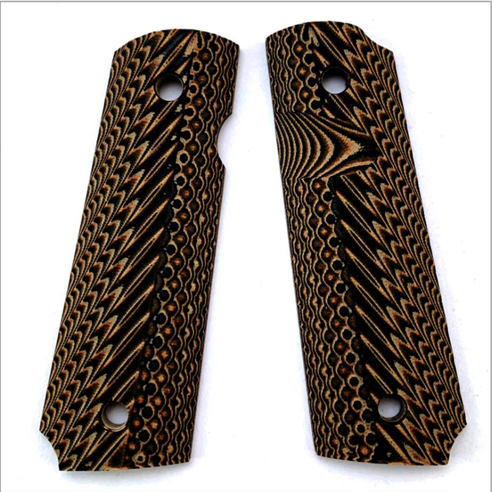 TOtrait Tactical 1 Pair Professional G10 Knife Handles Patch Textured Material DIY Scales Non-slip Blanks For 1911 Grips | Спорт и