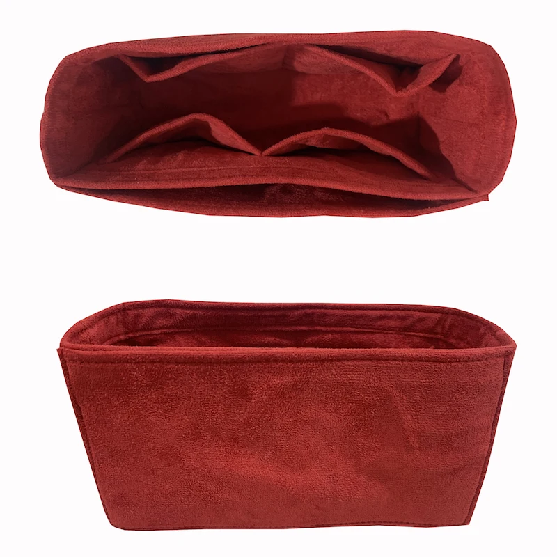 

Forg UCC ISylvie bag insert organizer purse insert bag shaper-Premium Velvet Very Soft Feeling Fabric(Handmade/20 Color