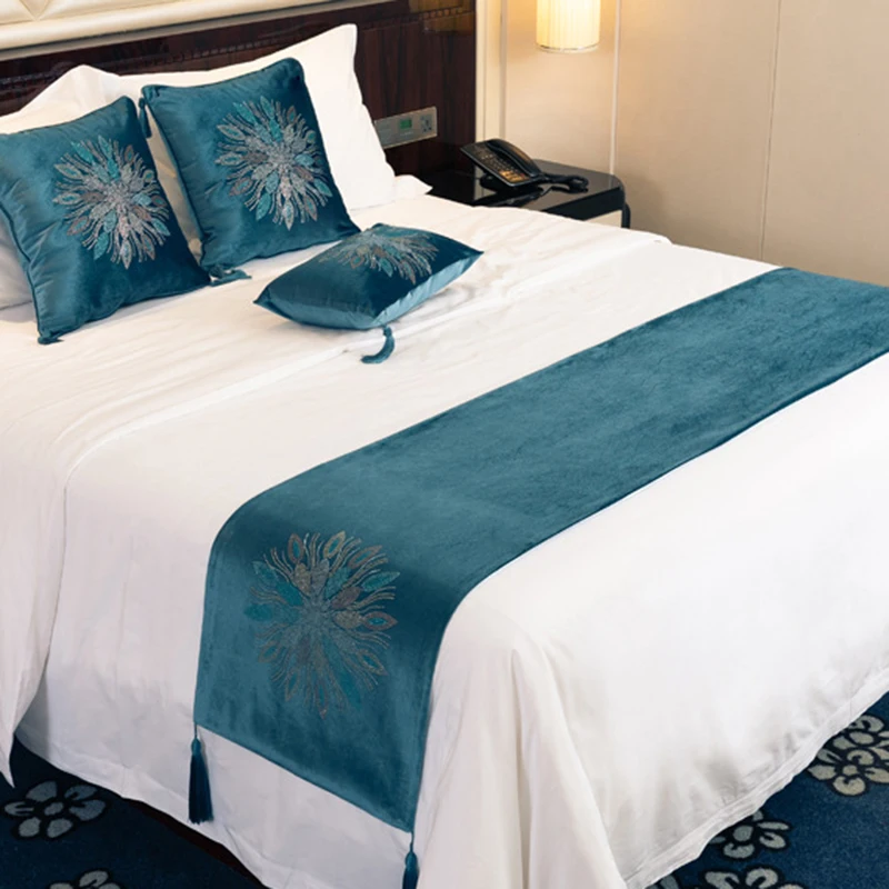 Вельветовое покрывало для кровати с принтом растений свадебные украшения дома