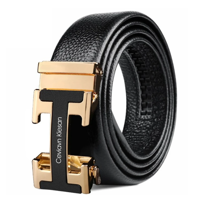 Ceviavn Kiesan мужской ремень из коровьей кожи дизайнерские Брендовые мужские ремни