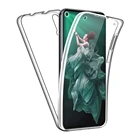 Чехол с полным покрытием 360 для Huawei Nova 5T 3i 6SE 7i 7SE, двухсторонний силиконовый чехол из ТПУ и поликарбоната для Huawei Y9S Y7P Y6P Y8P Y7 Y6 Pro Y9 Prime