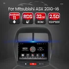 Android 11 для Mitsubishi ASX 2010-2016 2.5D HD 1024*600, автомобильное радио, стерео плеер, мультимедиа, Авто 4 ядра, BT, GPS-навигация, Wi-Fi