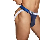 Мужские стринги, из Горячая Распродажа хлопка, в полоску, бандаж, сексуальное нижнее белье для мужчин, гей-трусы