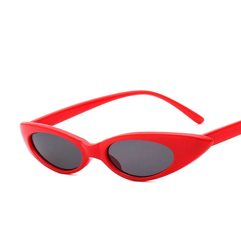 Round Cat's Eye Sunglasses Retro Oval Frame Glasses Fashion Wild Marine Piece Women's Brand Designer High Quality | Аксессуары