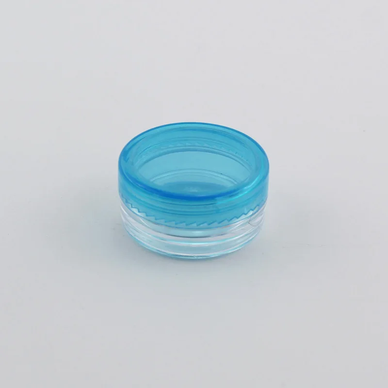 2g Blue 12 шт пустые для небольших банок многоразовые мини пластиковые бутылки Косметическая банка, контейнер маленькая круглая бутылка маленькая банка для крема твердые духи - Цвет: 2g Blue