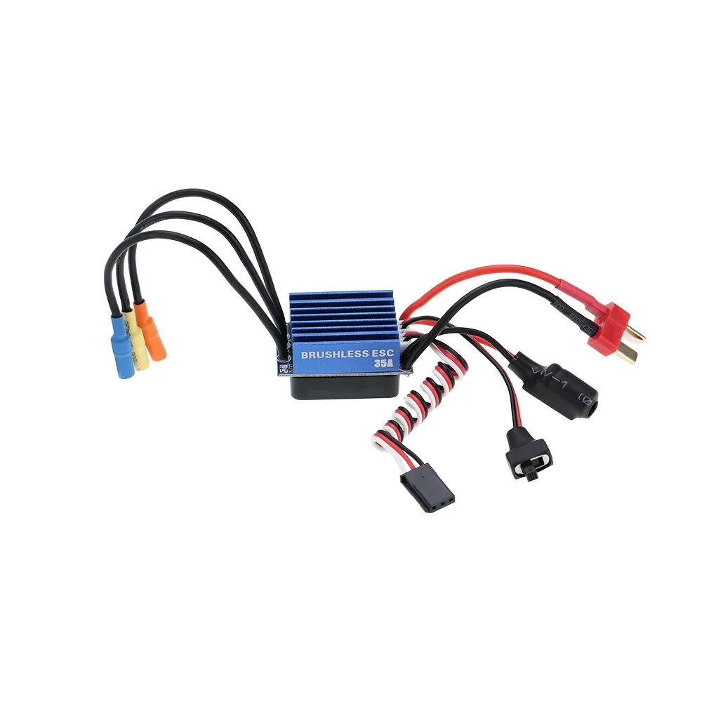 RC мотор 2845 4370/3930/3800/3100KV Бесщеточный мотор 35A ESC Программная карта для аксессуаров игрушек на автомобили RC масштаба 1/14 1/16 1/18.