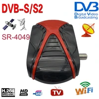 dvb s2 set top box sr 4090 with dvb t2mi satellite tv receiver support hd wifi youtube stb russian satellite dedicated